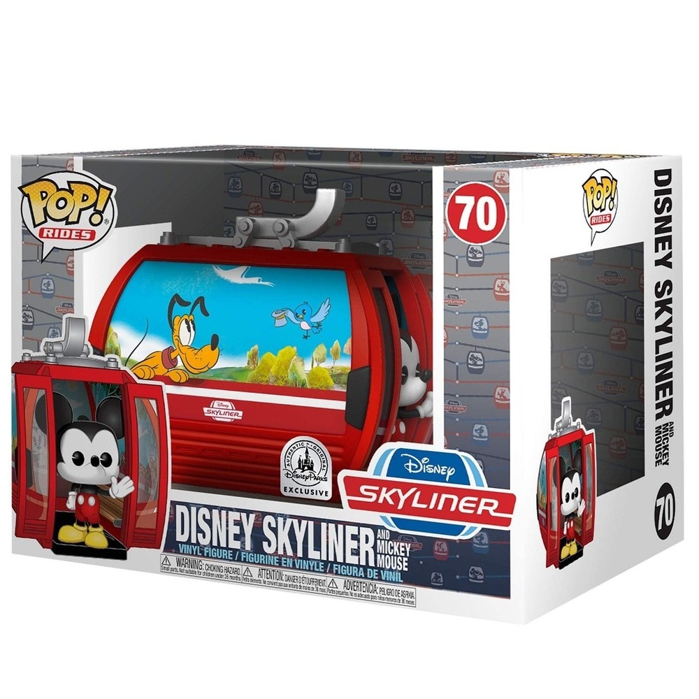 Funko Pop Rides Disney Skyliner Mickey Mouse Exclusive Figure 70 Disney Parks